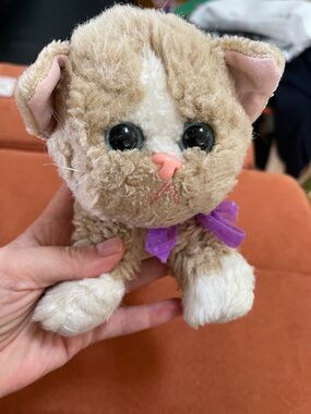 Vintage 1992 Tyco Kitty Kitty Kittens Stuffed Cat Purring Plush